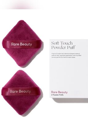 🌸Makeup Need🌸BNIB Rare Beauty SOFT TOUCH POWDER PUFF Applicator Duo!!